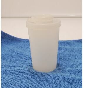 Vintage 1954 Millionaire Line Tupperware Shaker W/Lid & Flip Top Cap # 10